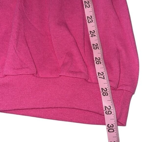Blair Women's  XL Pink Short Sleeve Crewneck Sweatshirt - Picture 5 of 5